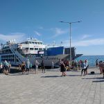 A stunning view of the Samaria Gorge, a popular day trip for guests staying at Suite Leon in Panormos, Crete
