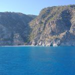 A stunning view of the Samaria Gorge, a popular day trip for guests staying at Suite Leon in Panormos, Crete